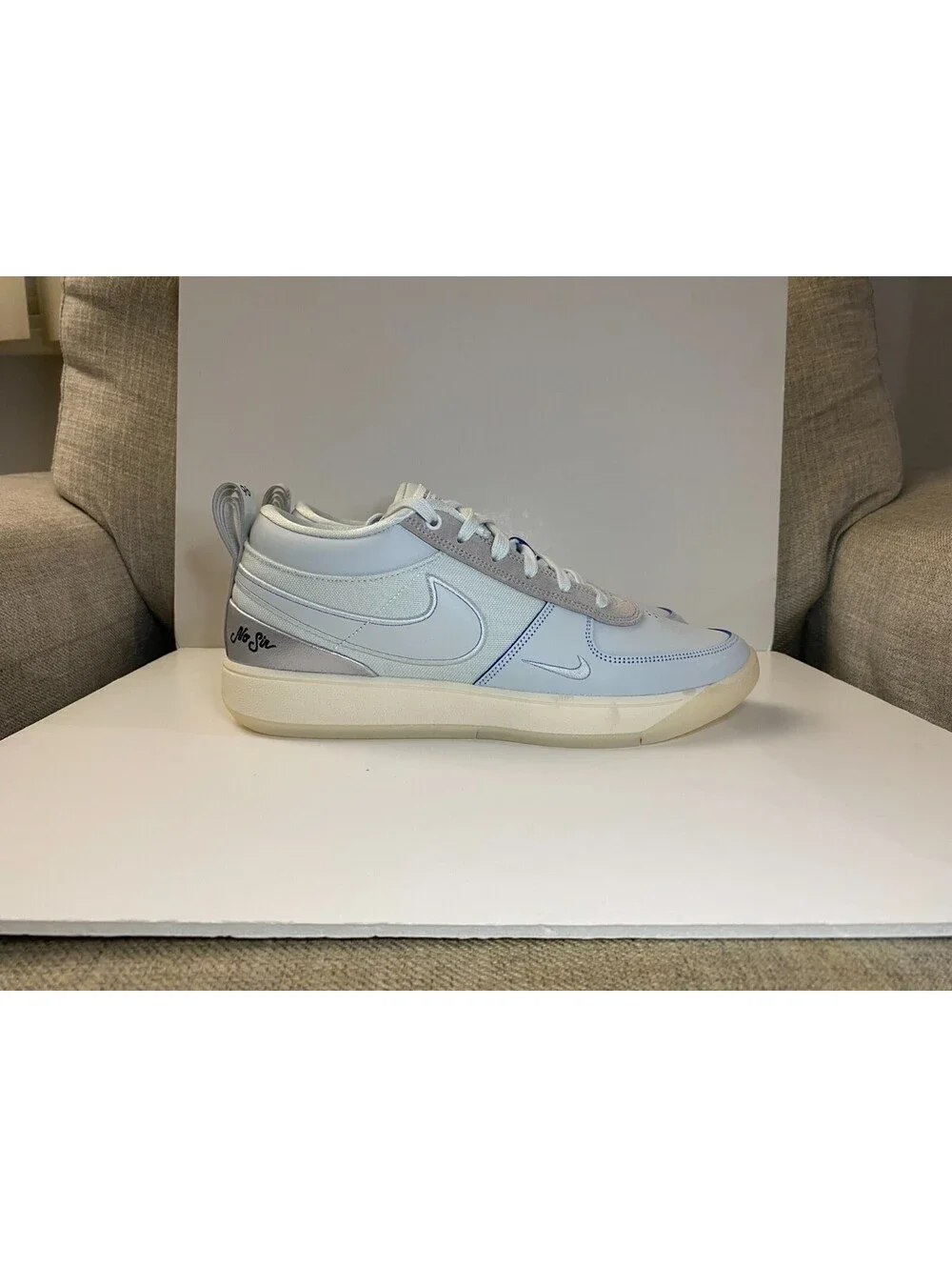 Nike Book 1 IH0889-001 Mens Sneaker 11 Moss Point Gray Leather Basketball Shoes